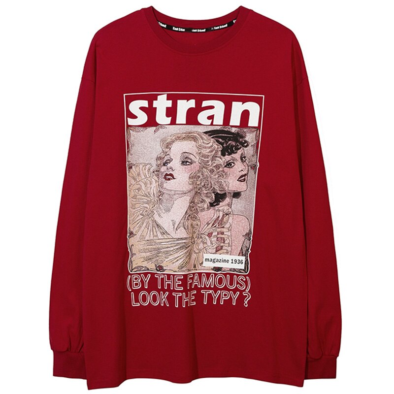 "Stranded" Unisex Men Women Streetwear Graphic Sweatshirt Daulet Apparel