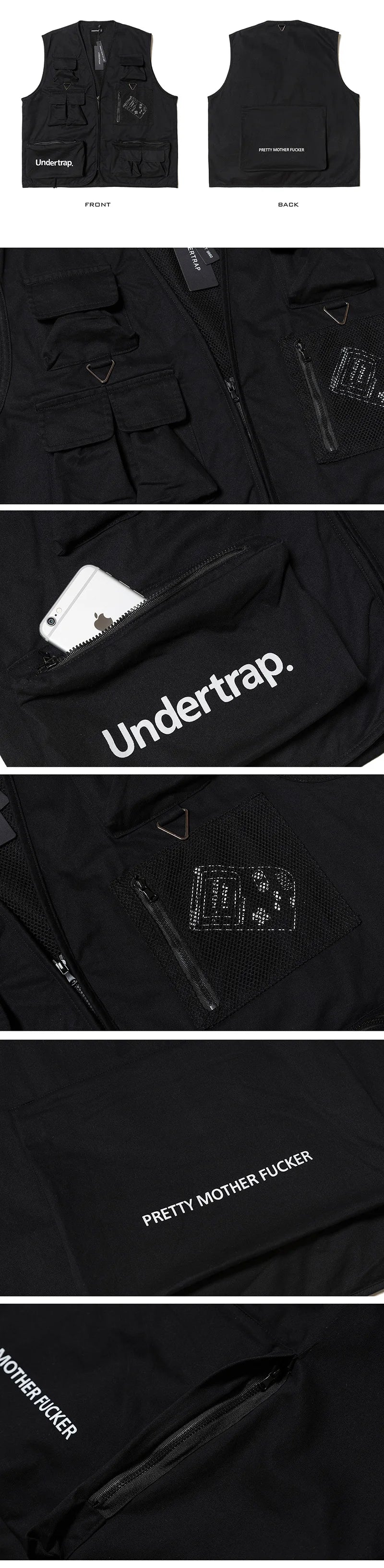 oversized fit featuring high street pockets vests men letter cargo waistcoat zipper military jacket 2018 new hip hop streetwear tactical vest sweatshirt design – premium quality jacket for men