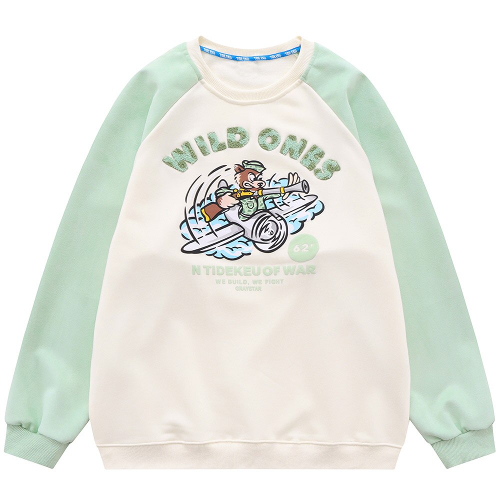"Wild Ones" Unisex Men Women Streetwear Graphic Sweatshirt Daulet Apparel