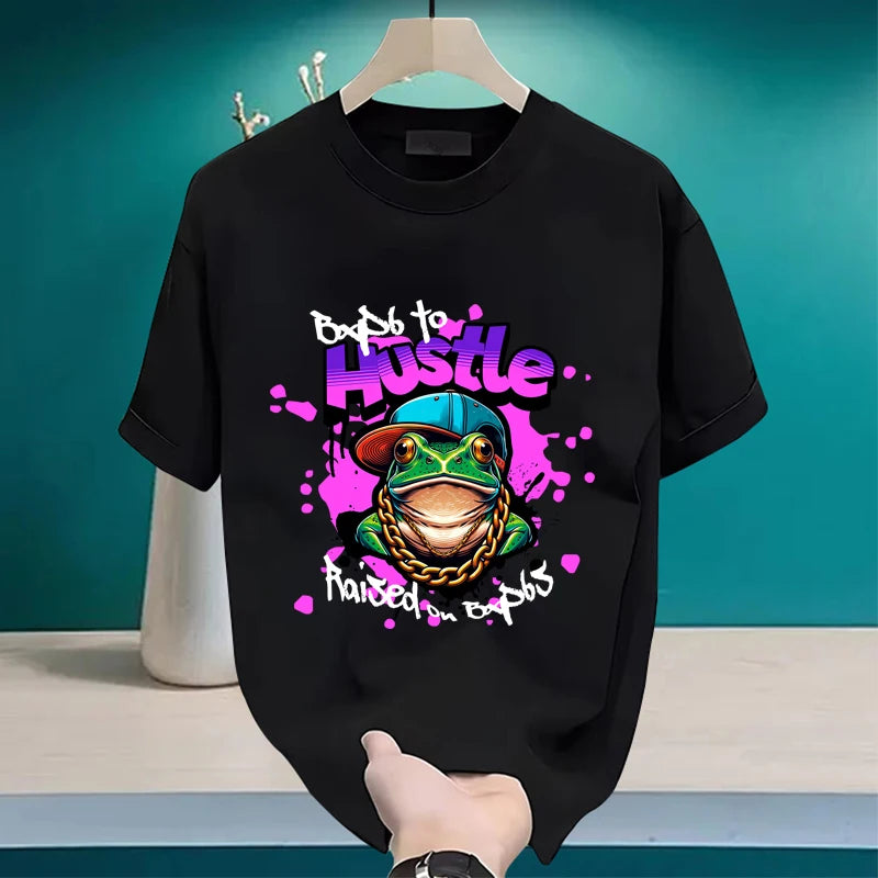 Gothic Oversized shirt ā Trendy Graphic T Shirt Men Summer Cotton T Shirt Loose Sport