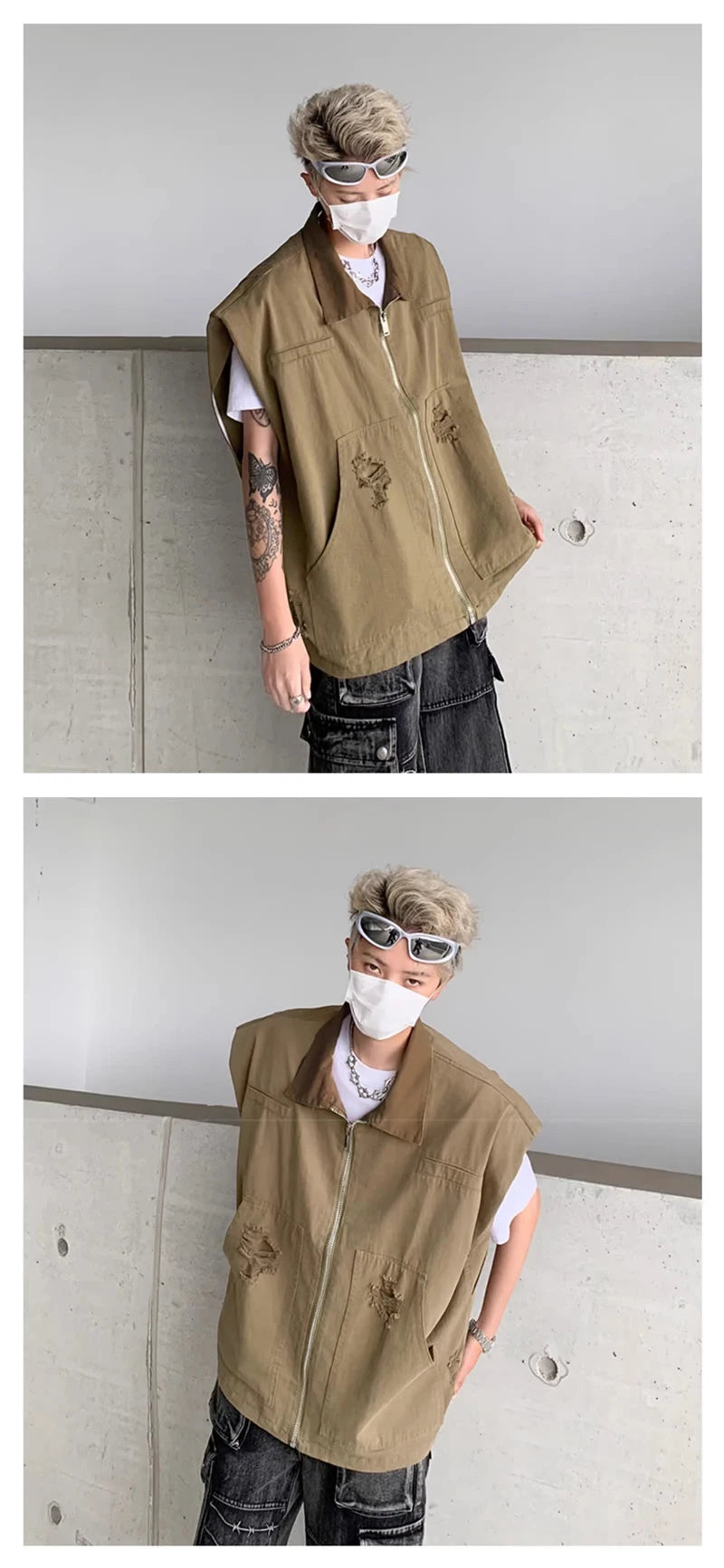 retro baseball outerwear, daily essential, men's streetwear fashion, trendy oversized fit, urban techwear design, modern hip