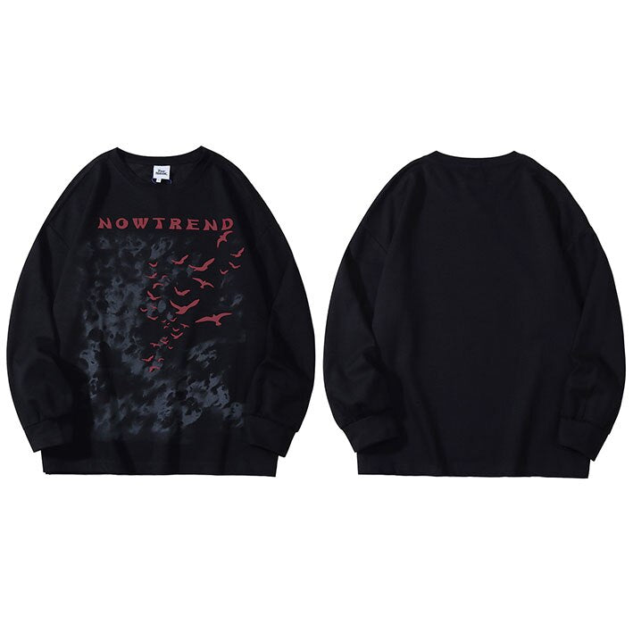 "Trending" Unisex Men Women Streetwear Graphic Sweatshirt Daulet Apparel