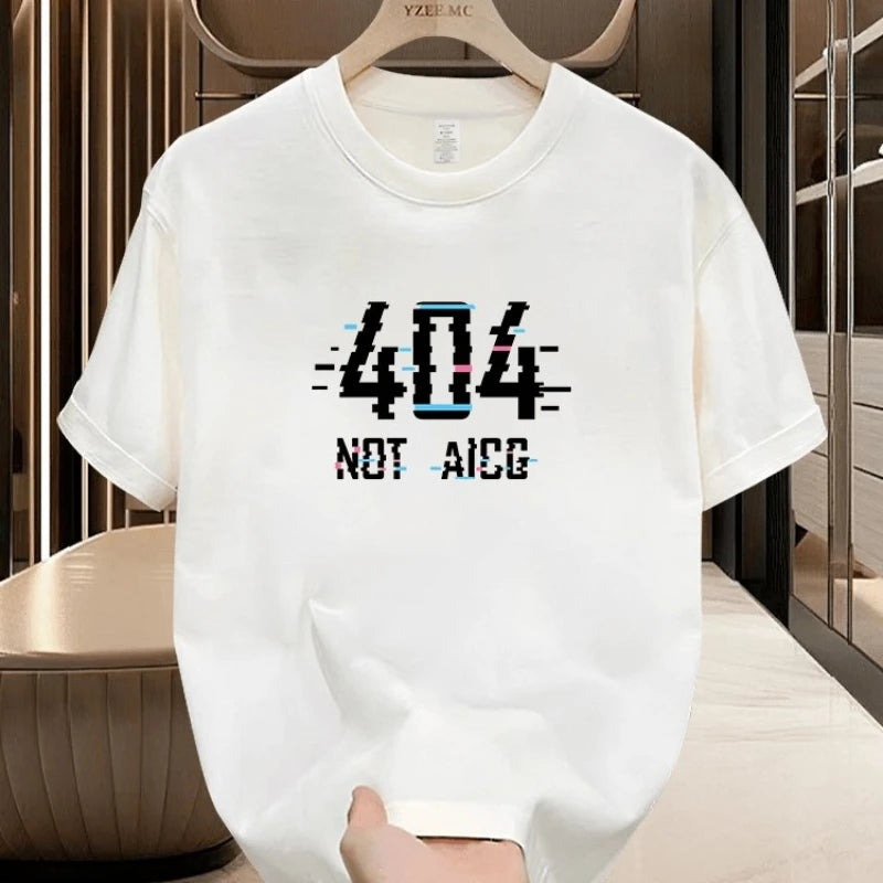 Y2k Vintage print ā Trendy Graphic T Shirt Men Summer Cotton T Shirt Oversized S
