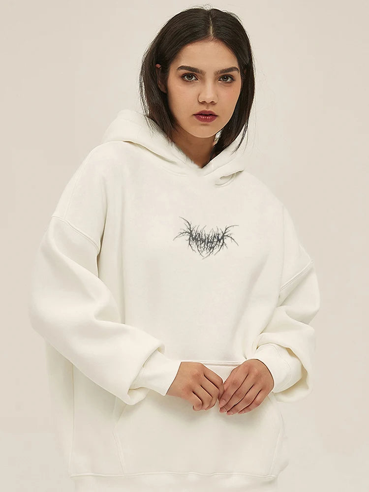 Hip-hop inspired hoodie with money and luxury graphics