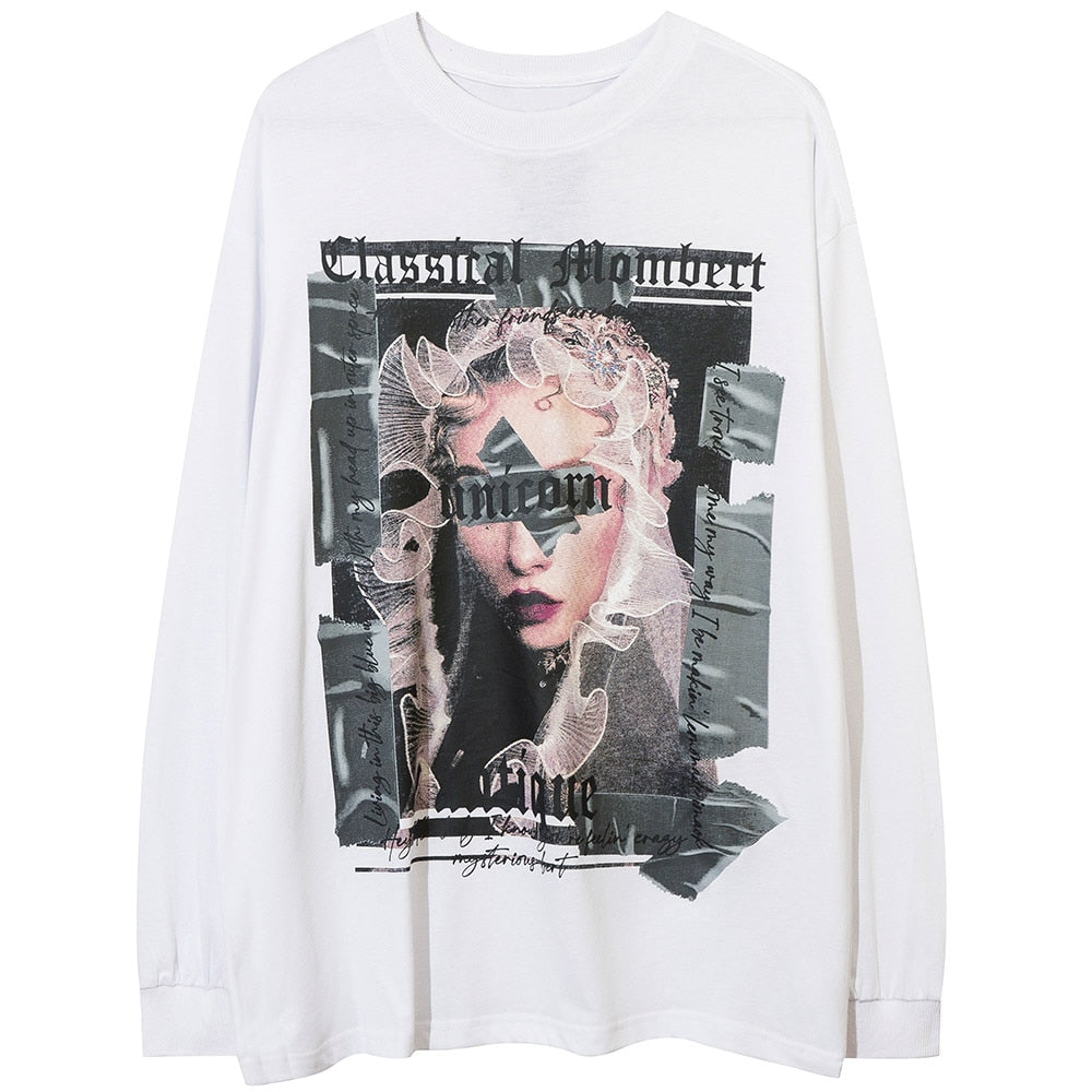 "Instant Classic" Unisex Men Women Streetwear Graphic Sweatshirt Daulet Apparel