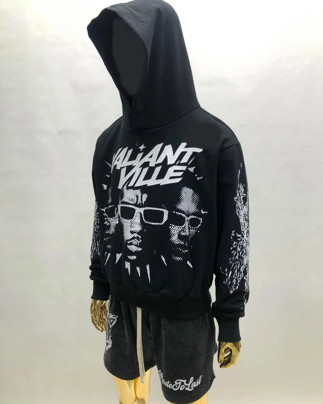 Y2K Women's Clothing Sweatshirt Pullover Long Sleeve Halloween Christmas Top Hip Hop Rap Dress Dark Skeleton Oversize Streetwear