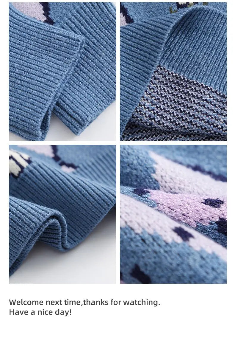 grunge knit sweater with heavyweight fabric, layered urban look for cold weather, street fashion menswear trend for seasonal
