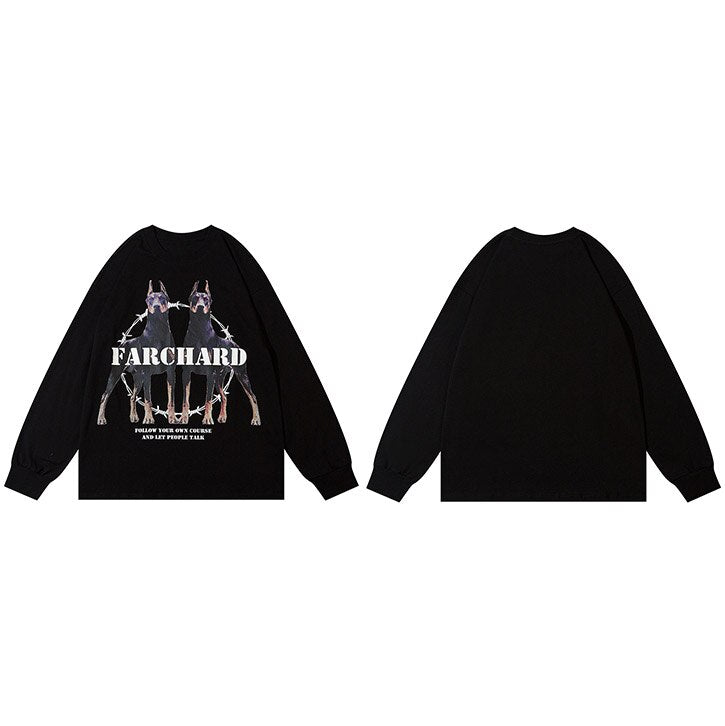 "Far Fetched" Unisex Men Women Streetwear Graphic Sweatshirt Daulet Apparel