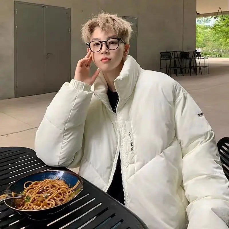 Bread Coat American Retro Cotton Coat Mens Harajuku Winter 2024 New Lo