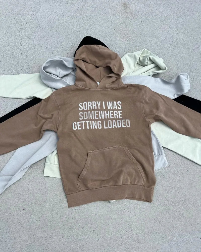 2024 Y2K High Street Fashion Retro Versatile Oversized Pullover Hoodie
