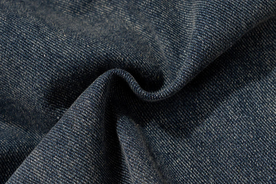 ro style men jeans double zipper blue flared denim pants luxury designer male streetwear hip hop blue baggy jeans trousers y2k unique jeans style 1043