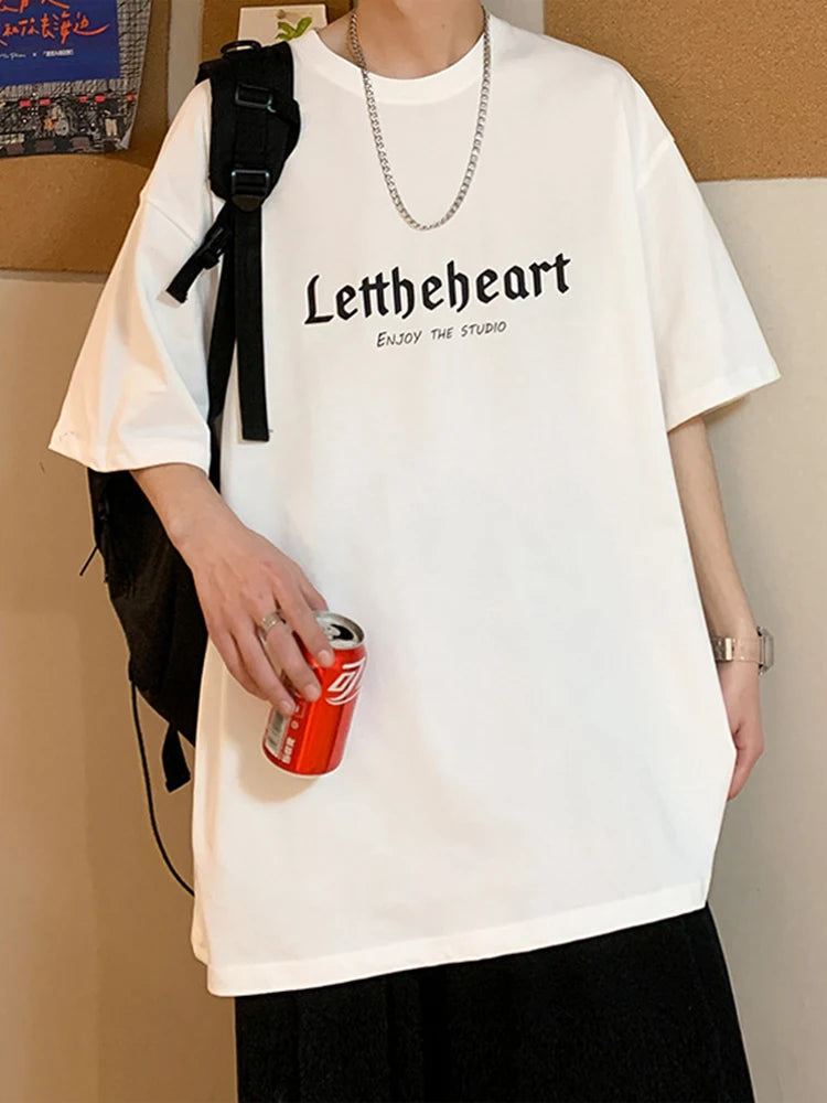 Y2k Graphic tee ā Mens Streetwear T Shirt Summer Harajuku Fashion Letter Goth