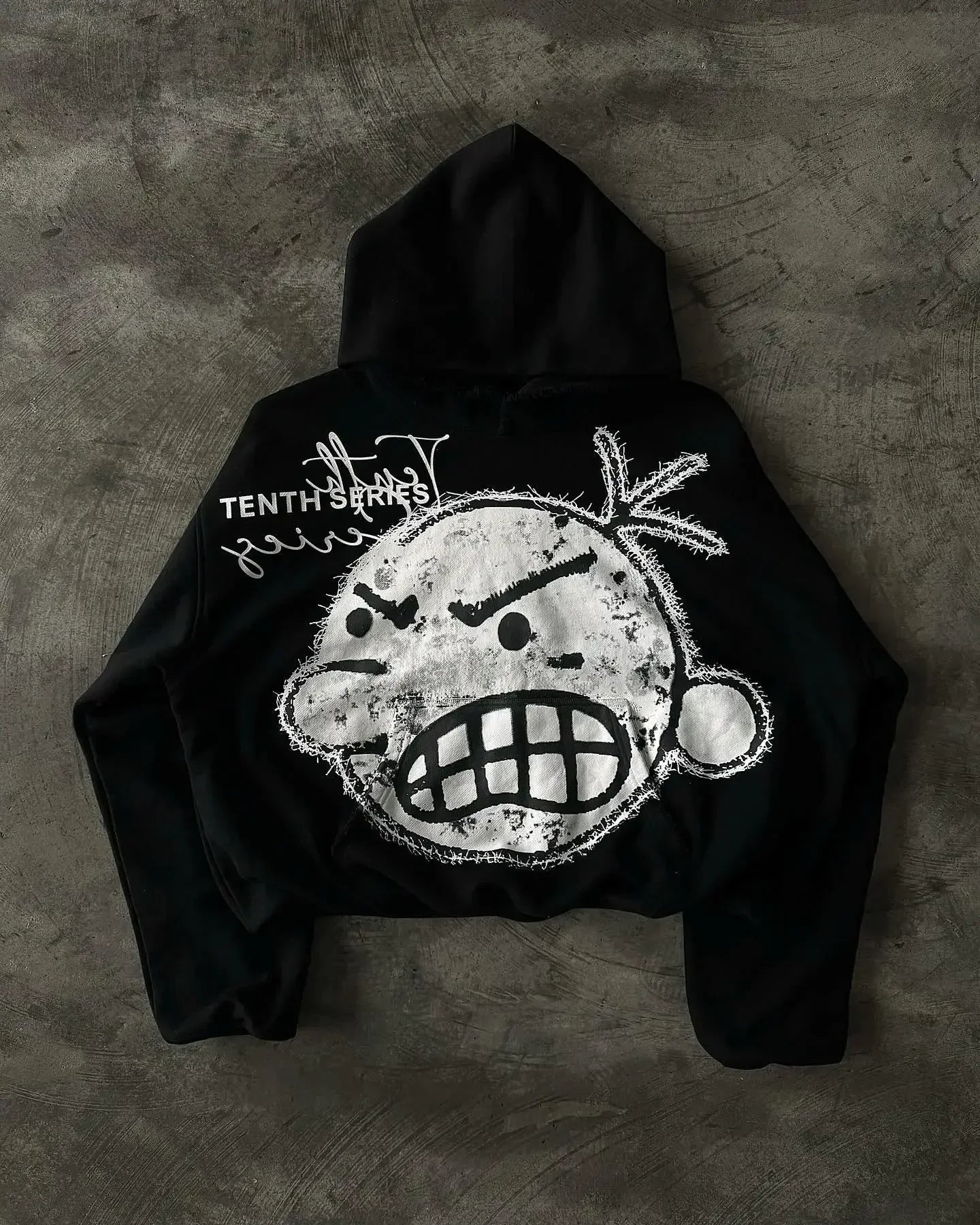 Harajuku Hip Hop Retro Patch Oversized Hoodie Sweatshirt Punk Rock Got