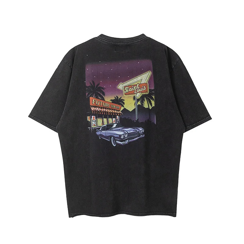 Y2K Graphic Tee – 2024Ss Saint Louis T Shirts Men Woman Good Quality Cotton Lo – Urban Streetwear for Men & Women