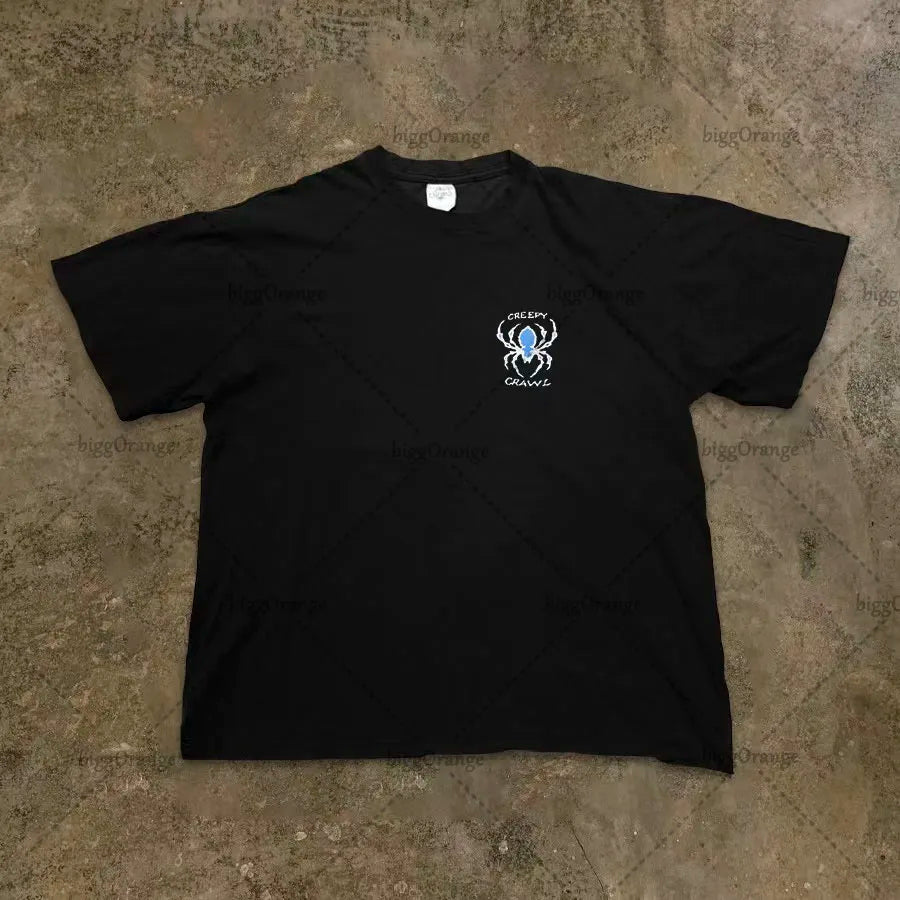 Skatercore Oversized shirt – 2023 American Streetwear Goth Punk Letter Print Oversized T