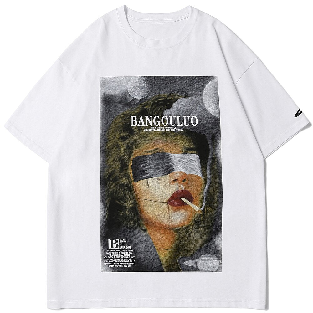 "Blind Sided" Unisex Men Women Streetwear Graphic T-Shirt