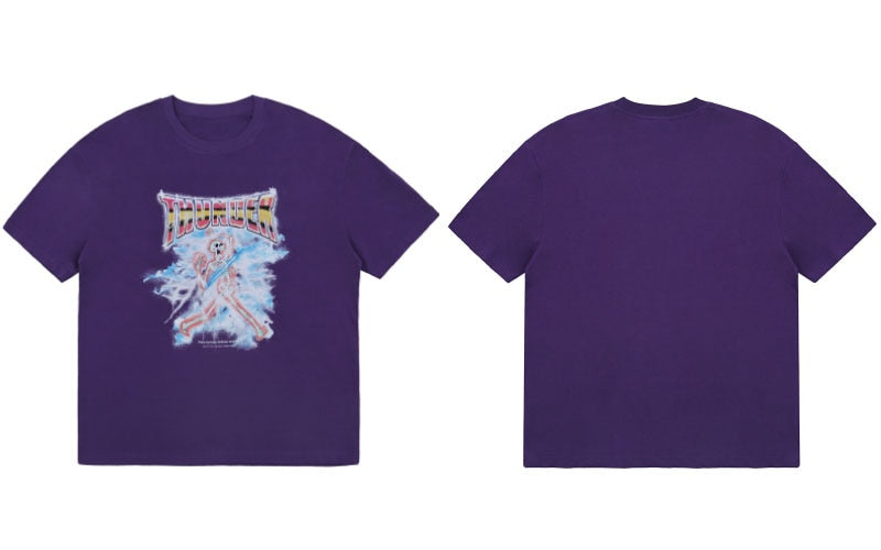 "Working For More" Graphic Unisex Streetwear Vintage Women Men Y2K T-Shirt