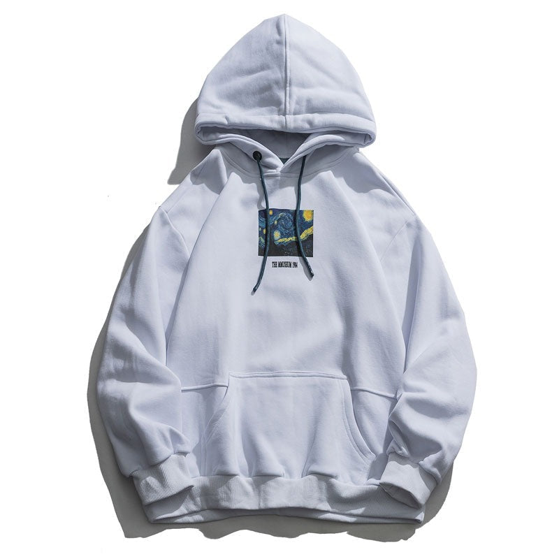 "Van Gogh" Graphic Unisex Streetwear Vintage Women Men Y2K Hoodie