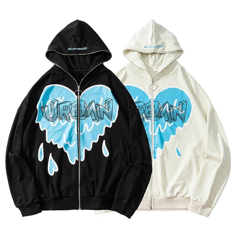 "Urban Culture" Graphic Unisex Streetwear Vintage Women Men Y2K Hoodie
