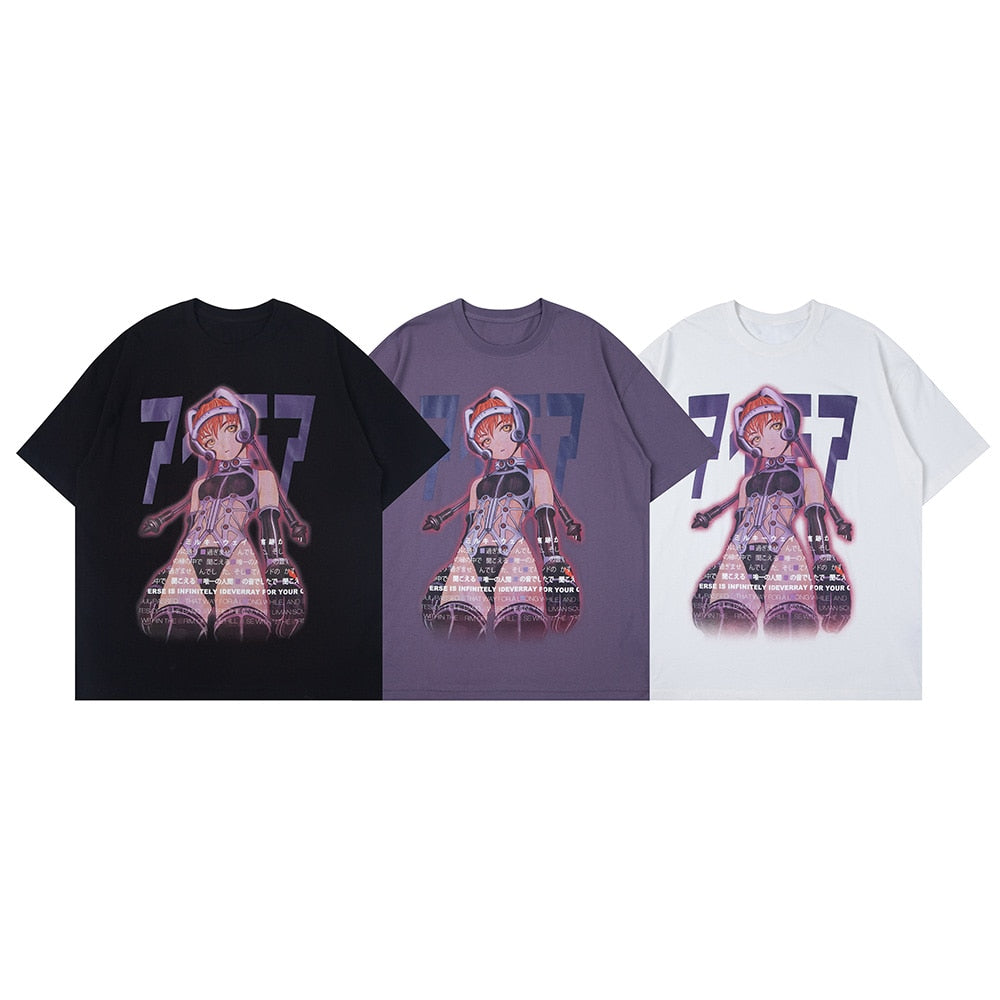 "Power Girl" Men Women Streetwear Unisex Graphic T-Shirt