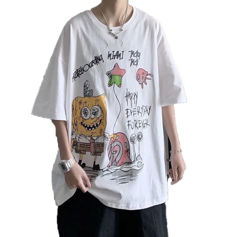 "Happy Forever" Graphic Unisex Streetwear Women Men Y2K T-Shirt
