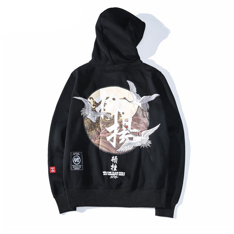 "Golden Passage" Graphic Unisex Streetwear Women Men Y2K Hoodie