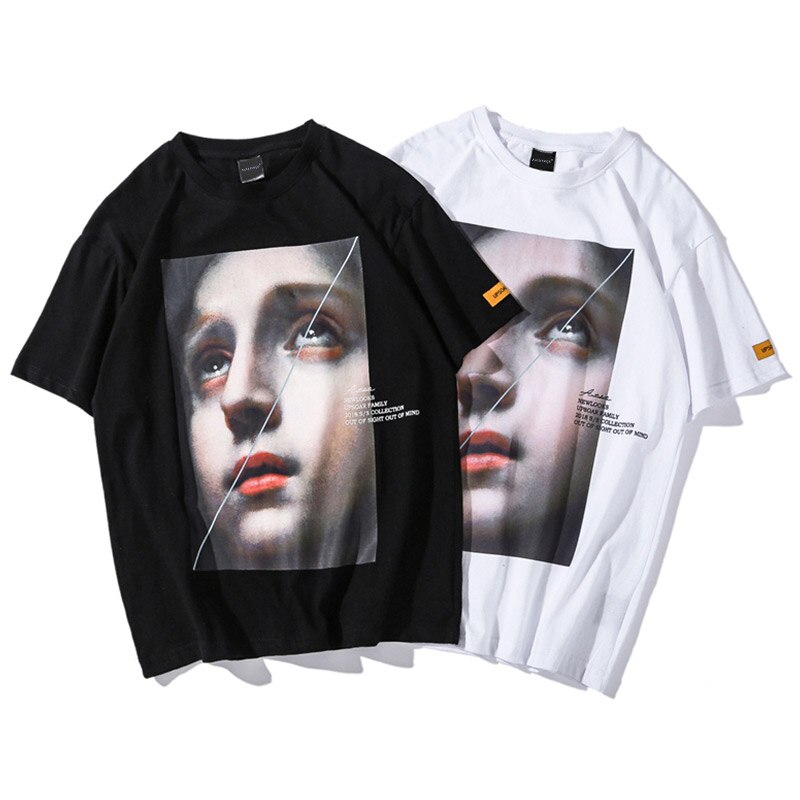 "Rain Drops" Graphic Unisex Streetwear Vintage Women Men Y2K T-Shirt
