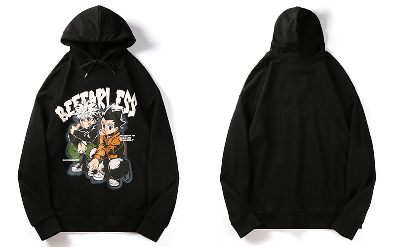 "Just Fearless" Unisex Men Women Streetwear Graphic Hoodie