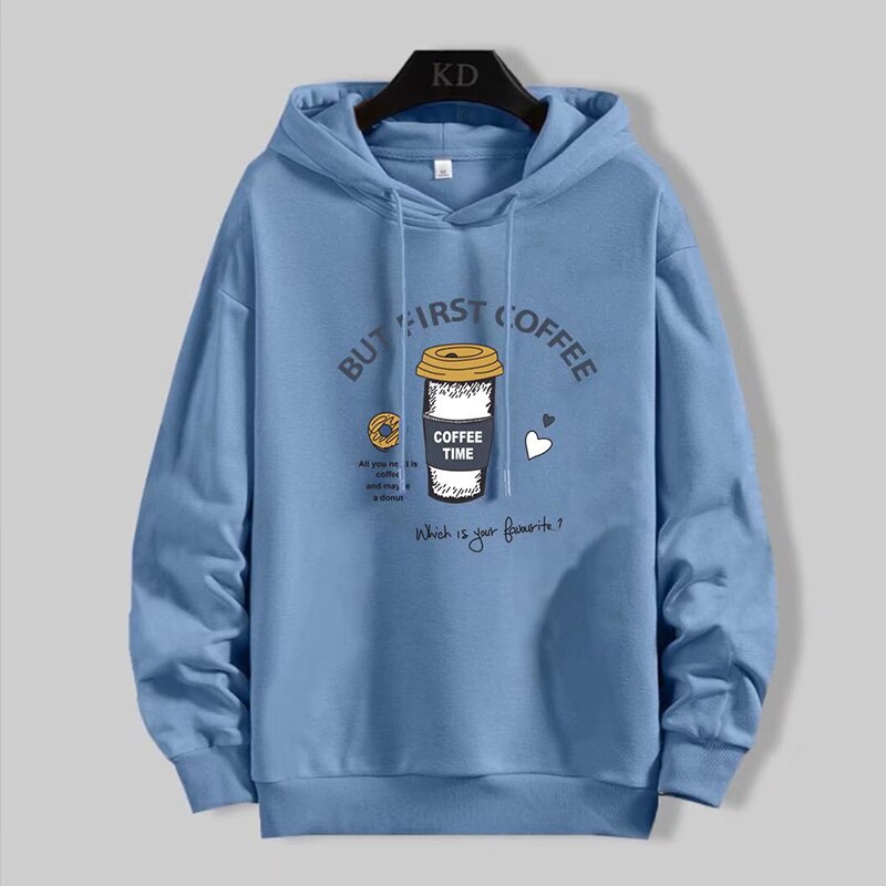 "Best Coffee" Unisex Men Women Streetwear Graphic Hoodie