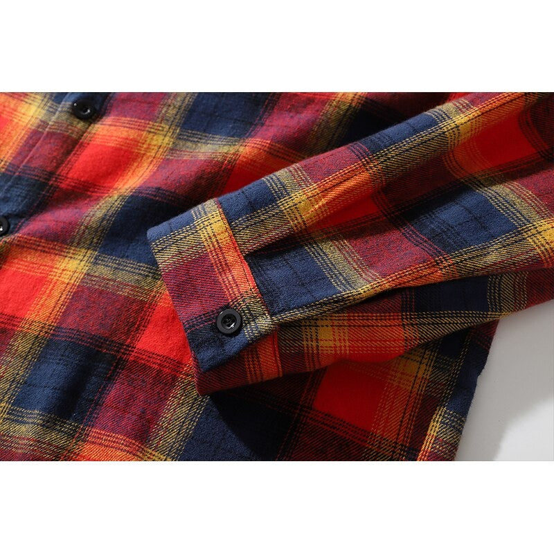 "Plaid" Graphic Unisex Streetwear Vintage Women Men Y2K Shirt