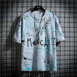 "Merca" Graphic Unisex Streetwear Vintage Women Men Y2K T-Shirt