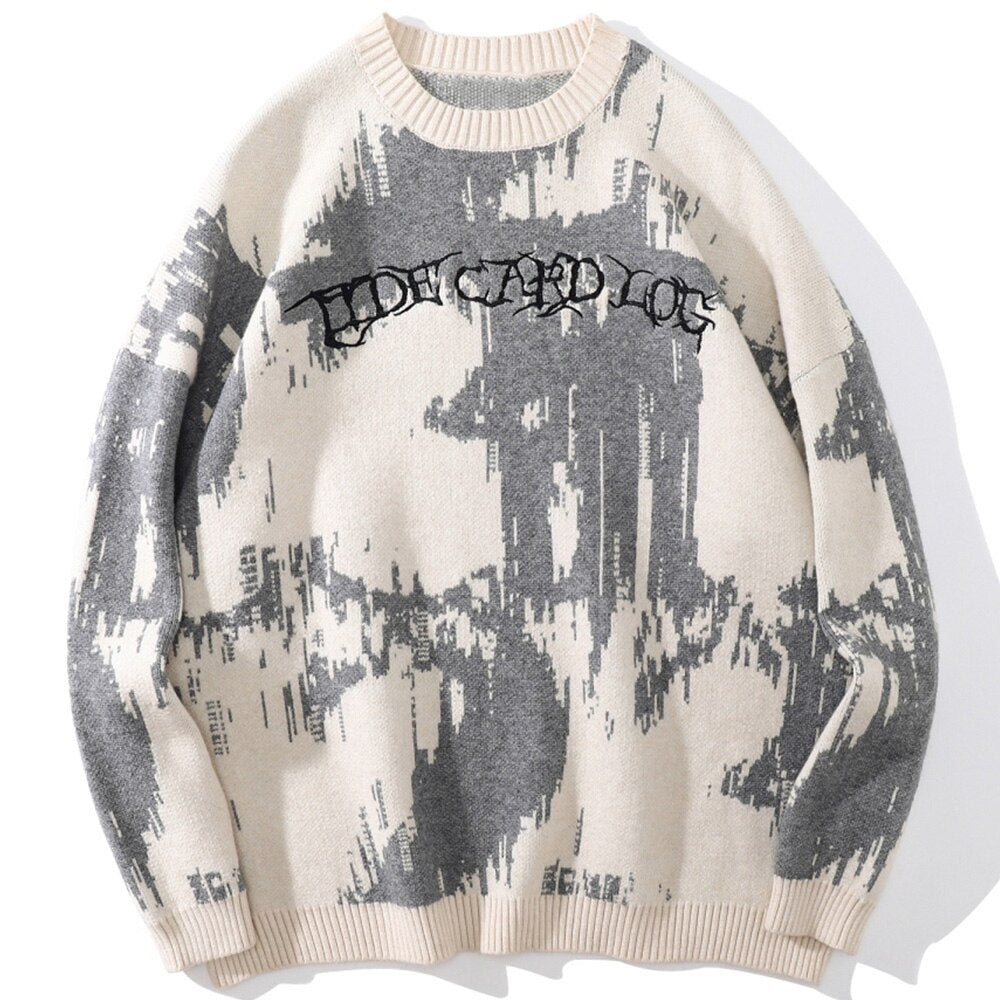 "Darker Knight" Unisex Men Women Streetwear Graphic Sweater