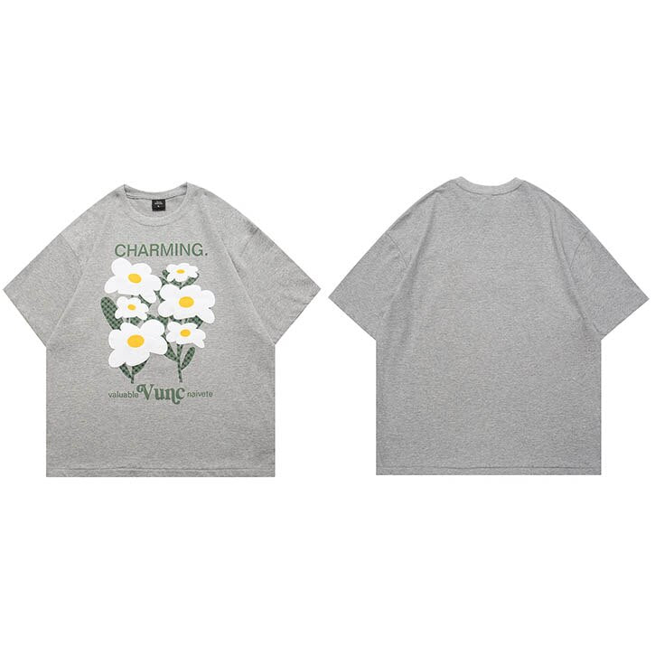 "Charming" Unisex Men Women Streetwear Graphic T-Shirt