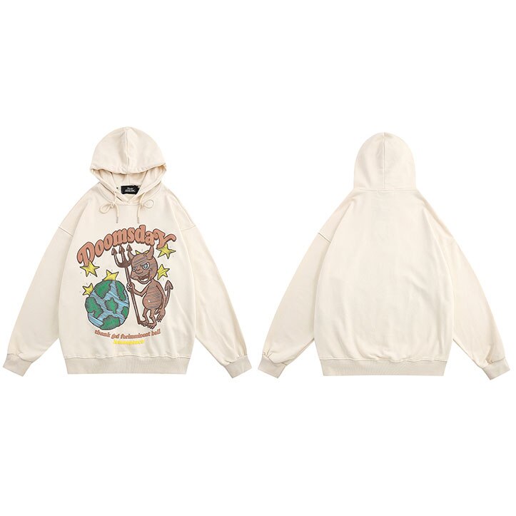 "Doomsday" Unisex Men Women Streetwear Graphic Hoodie
