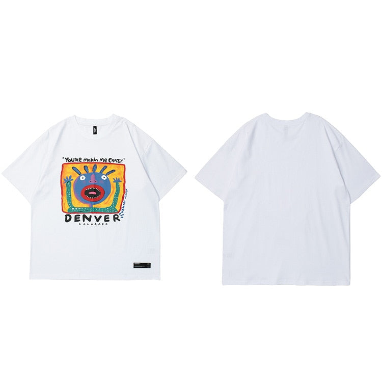 "Denver" Unisex Men Women Streetwear Graphic T-Shirt