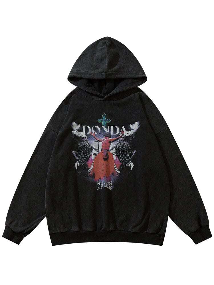 "Sunday Morning" Graphic Unisex Streetwear Vintage Women Men Y2K Hoodie