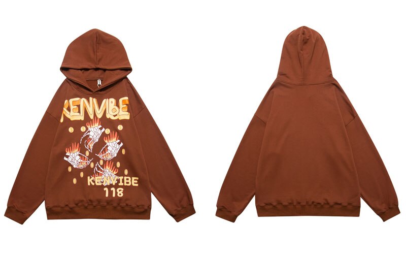 "Hands Up" Unisex Men Women Streetwear Graphic Hoodie