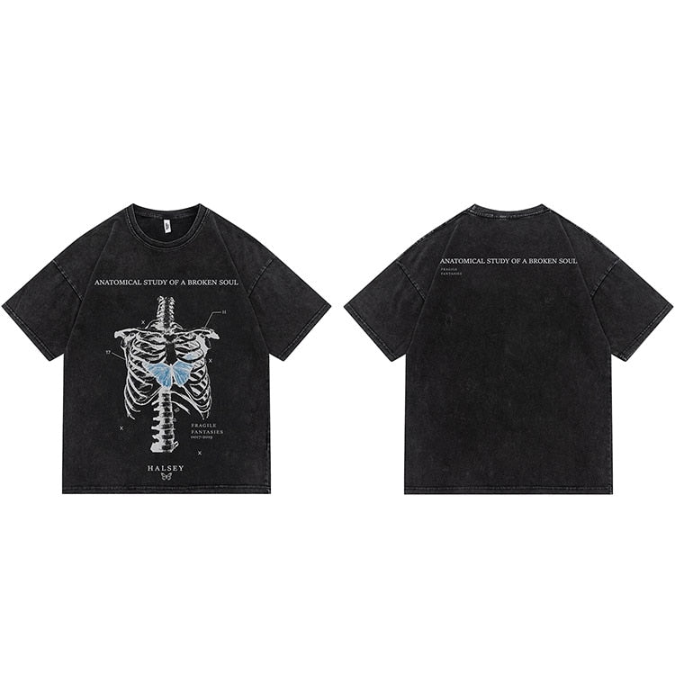 "Cold Heart" Unisex Men Women Streetwear Graphic T-Shirt