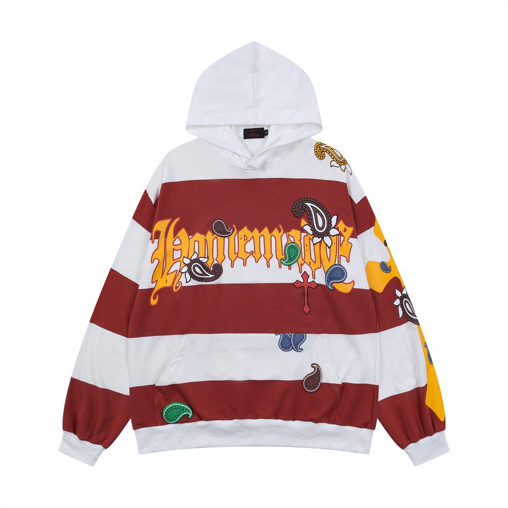 "Red Written" Graphic Unisex Streetwear Vintage Women Men Y2K Hoodie