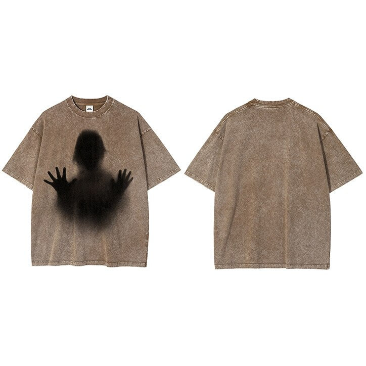 "Dark Shadow" Unisex Men Women Streetwear Graphic T-Shirt