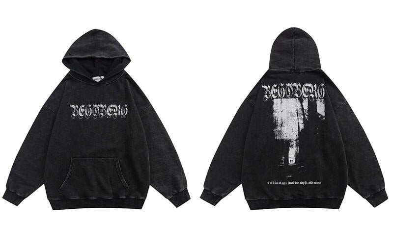 "Foggy Outside" Graphic Unisex Streetwear Women Men Hoodie