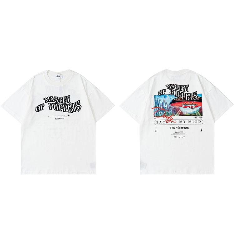 "Mind Scanner" Graphic Unisex Streetwear Vintage Women Men Y2K T-Shirt