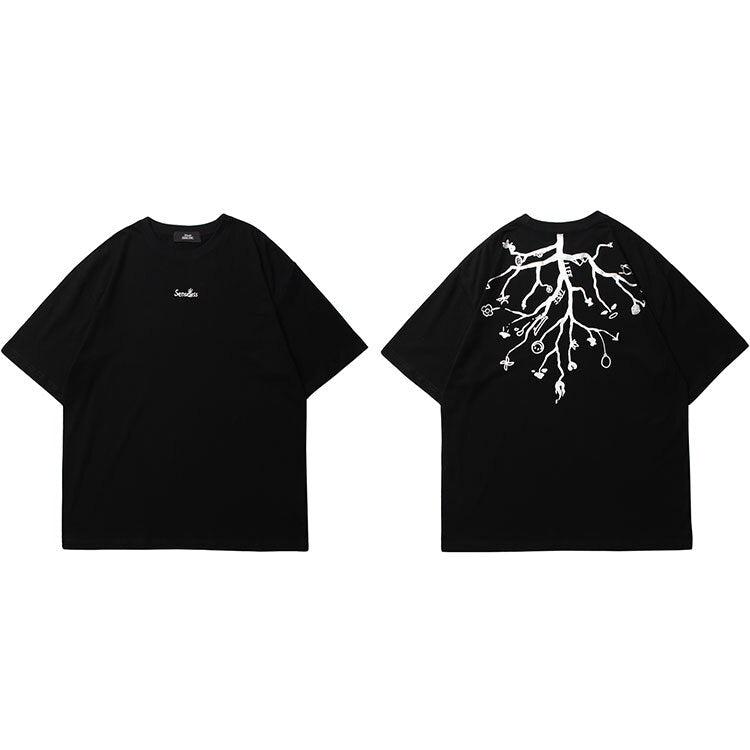 "Multiverse" Graphic Unisex Streetwear Vintage Women Men Y2K T-Shirt