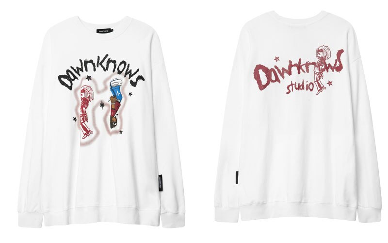 "Don't Know" Unisex Men Women Streetwear Graphic Sweatshirt