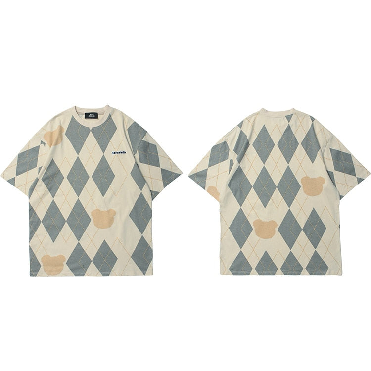 "Pyramid" Graphic Unisex Streetwear Vintage Women Men Y2K T-Shirt