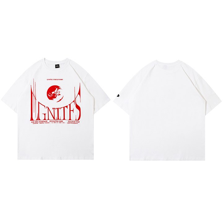 "Light The Flame" Graphic Unisex Streetwear Vintage Women Men Y2K T-Shirt