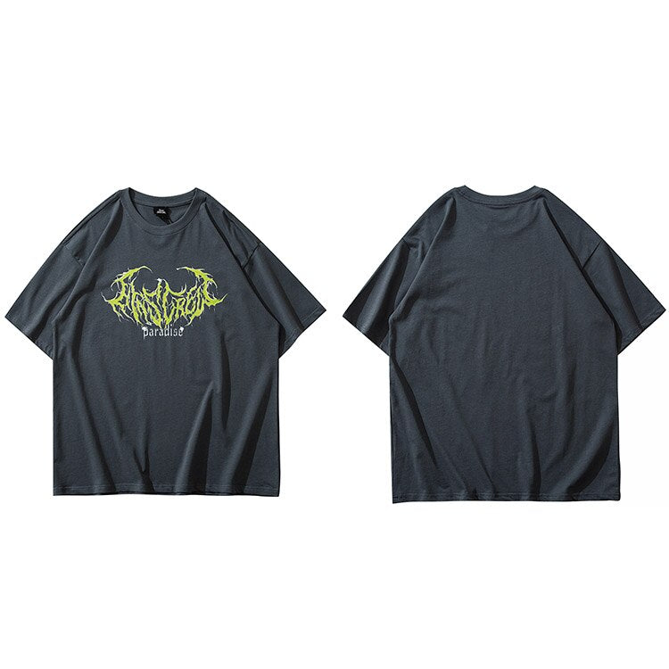 "Paradise" Graphic Unisex Streetwear Vintage Women Men Y2K T-Shirt