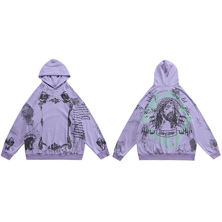 "All My Passion" Unisex Men Women Streetwear Graphic Hoodie