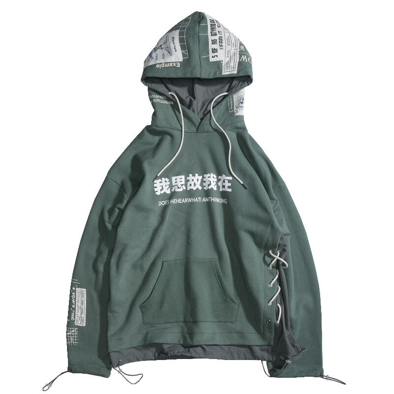 "Turn Around" Graphic Unisex Streetwear Vintage Women Men Y2K Hoodie
