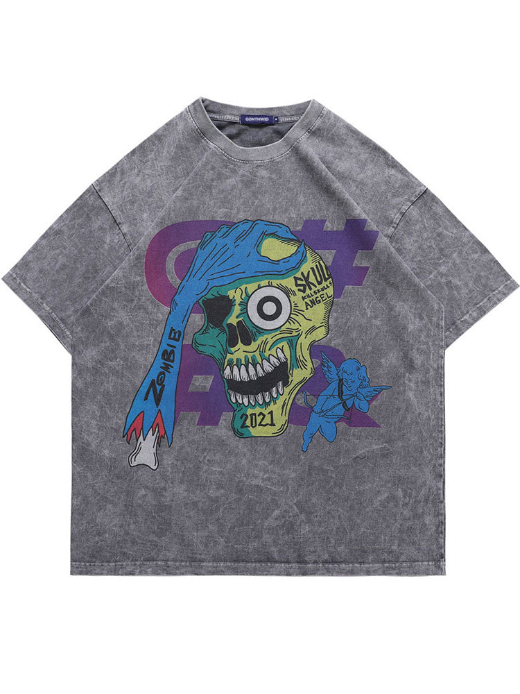 "Another Headache" Graphic Unisex Streetwear Vintage Women Men Y2K T-Shirt